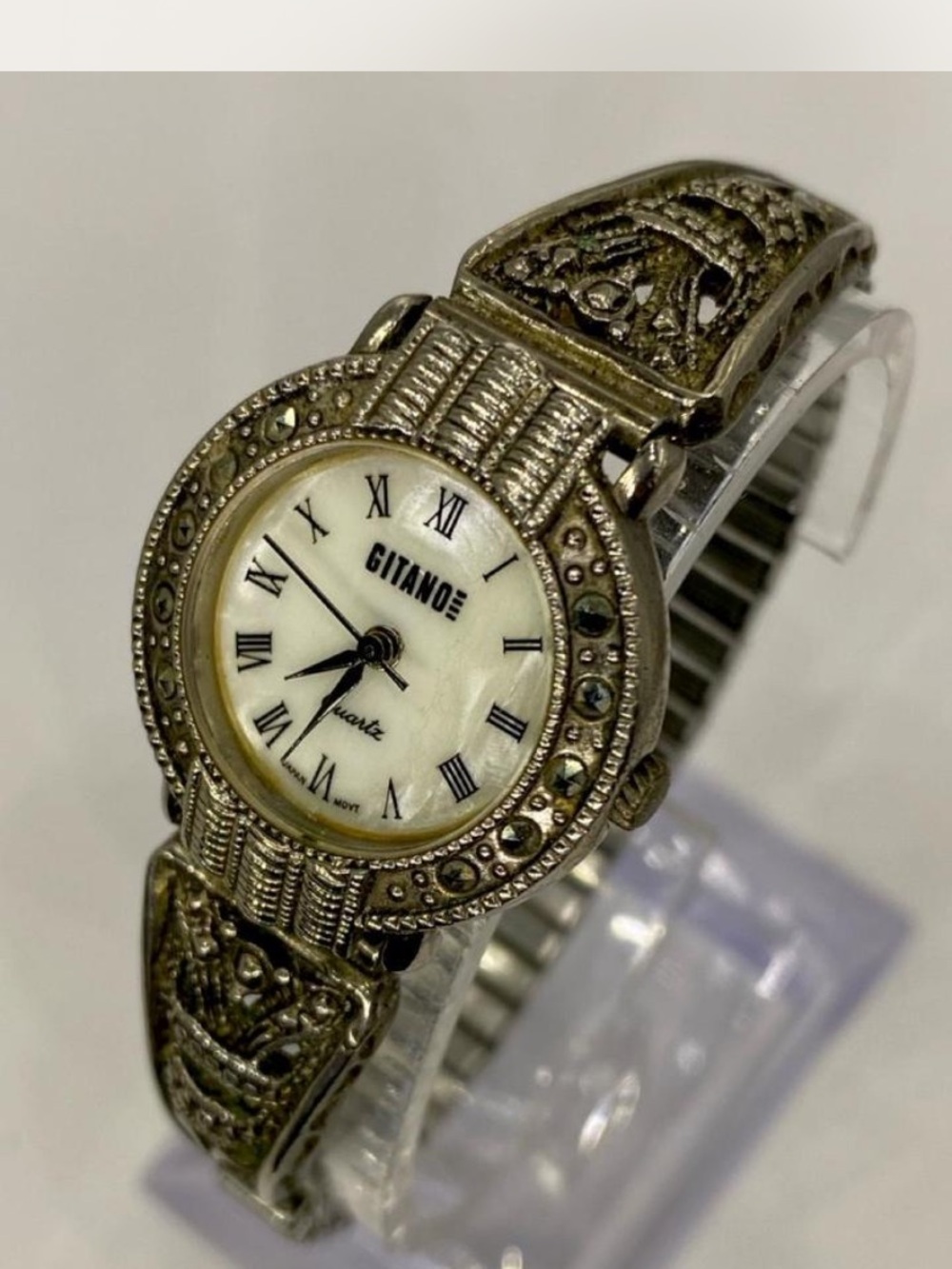 Gitano ^^^ Women's *** Vintage “ Filigree Quartz Watch - Iced silverwear ^^^